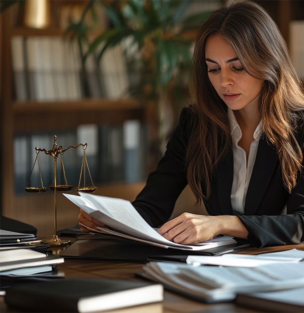 woman-sits-desk-with-book-titled-shes-job